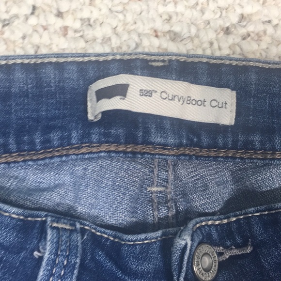 Levi’s 529 boot cut jeans. - Picture 3 of 7